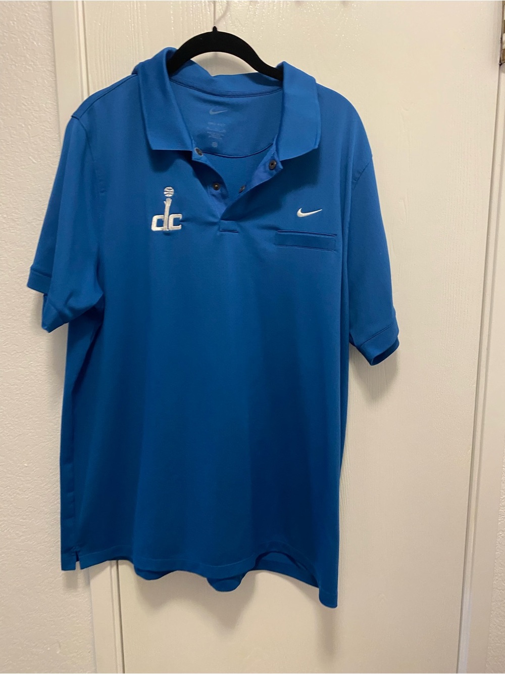 Nike Men’s Royal Blue Polo with DC Embroidery